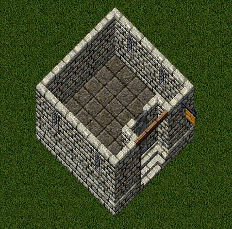 Small Knight Tower, inside, stage 1