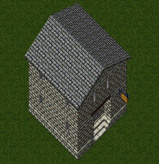 Small Knight Tower, outside, stage 2
