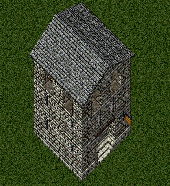 Small Knight Tower, outside, stage 3
