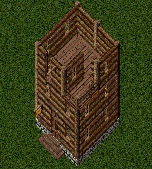 Small Log House, inside, stage 3
