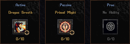 Pet abilities shown in the Animal Lore gump